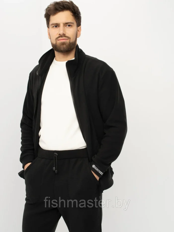 Костюм флисовый HUNTSMAN Байкал цвет Черный ткань Флис — изображение 2